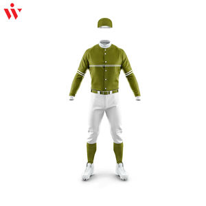2025 professionnel meilleur Design OEM ODM vêtements de sport léger Polyester Baseball uniforme pour adultes Logo personnalisé imprimé - Product Image 5