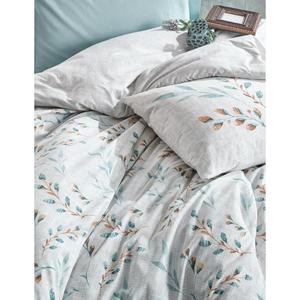 Lendell Mint Single Duvet Cover Set Handmade Cotton Boxed-Breathable Eco-Friendly Stylish <b>Bedding</b> - Product Image 2