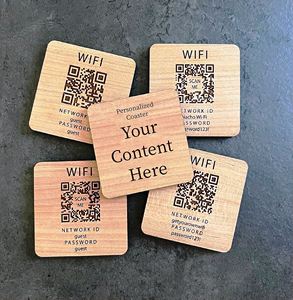 Handmade Classic Mother of Pearl Coaster Set Custom <b>Wood</b> with Bone Brass Inlay Black & White MOP for Kitchen & Party Made India - Product Image 3