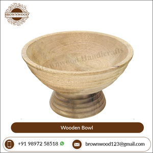 Bol de service en bois de manguier décoratif de conception élégante faite à la main de haute qualité vente en gros la plus vendue d'Inde - Product Image 2