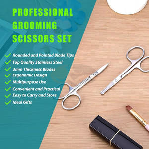 Ciseaux à cuticules professionnels incurvés en acier inoxydable, pour gaucher, coupe-ongles de beauté, coupe-ongles précis pour la peau - Product Image 2