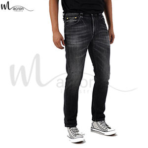 กางเกงยีนส์เอวกลางทรงตรงระบายอากาศได้ดีสำหรับผู้ใหญ่เสื้อผ้าชั้นนอกสำหรับผู้ชายมาใหม่ - Product Image 5