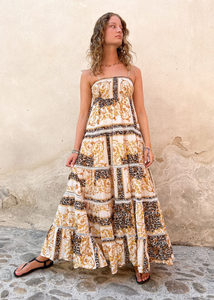 Produit de vente pour femmes Trendy Designer Fashion Digital Printed Sleeveless Floor Length Ladies Clothing - Product Image 2