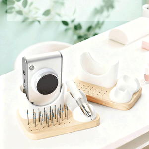 Thiết Kế Mới 3in1 Nail Art Đánh Bóng Máy Lưu Trữ Hộp Nail Khoan Bits Máy Tính Để Bàn Công Cụ Lưu Trữ Nail Khoan Bits Hộp Hiển Thị - Product Image 6