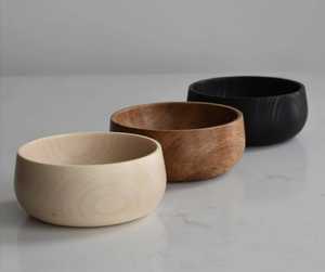 Arrivée d'usine en bois d'acacia taille et forme personnalisées chocolats et dattes de qualité supérieure bol de service à la fête d'anniversaire - Product Image 1