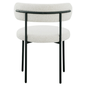 Luxury Modern Accent <b>Chair</b> Solid Back Boucle Side <b>Chair</b> Living Room Furniture Home Furniture Sofa Metal Base <b>Velvet</b> <b>Chair</b> - Product Image 4