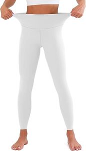 Leggings de yoga doux taille haute pleine longueur pour femmes motif solide taille élastique pour les entraînements quotidiens devant athlétique - Product Image 3