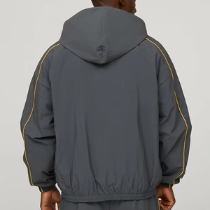 Survêtements pour hommes avec logo personnalisé imprimé, veste coupe-vent de sport d'hiver et ensemble de pantalon de jogging, survêtement OEM - Product Image 5