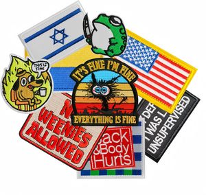 9 pièces Road Club patchs brodés avec crochet et boucle fleur forme dentelle décoration pour Jeans vestes sacs chapeaux T-Shirts - Product Image 1