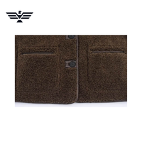 Veste Chaude Tendance Femme Automne/Hiver en Polaire Teddy Sherpa Teinte Respirante avec Poches Oversize et Fermeture à Bouton Unique