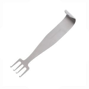 Maxwell Flap Retractor 4 <b>12</b> Inch 14.4cm Prongs With <b>Ratchet</b> Surgical Veterinary Instruments Adson Retractors - Product Image 4