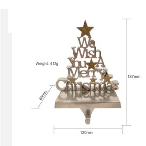 Precio al por mayor Nuevo estilo Medias de Navidad Venta caliente Titulares de decoración del hogar a bajo costo - Product Image 2