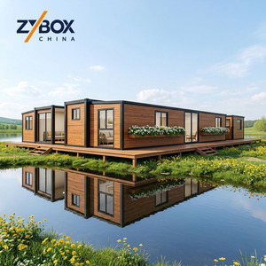 ZYBOX Solution Tout-en-un Maison Modulaire Préfabriquée Conteneur Pliable et Extensible 20ft 40ft avec Toilettes pour les Marchés Américain et Australien - Product Image 1