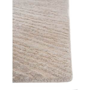 Uvenuti <b>Hand</b> Knotted Wool Bamboo Silk Rug Ivory Rectangular Abstract Pattern for Home Bedroom Viscose Handmade Model Number 5005 - Product Image 4