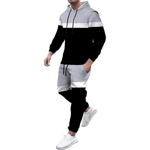 Chándal deportivo para hombre, cómodo, de alta calidad, 95% poliéster, 5% spandex, estampado en Color, conjuntos de chándal para hombre - Product Image 6