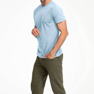 T-shirt unisexe décontracté coupe classique, prix de gros, personnalisé, le plus vendu, séchage rapide, 100% coton, imprimé numérique, 220g, adulte - Product Image 5