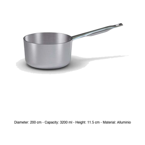 หม้อตุ๋นอลูมิเนียม Ballarini Casserole Media ขนาด 3.2 ลิตร 20 x 11.5 ซม. สำหรับโรงแรม ร้านอาหาร ขายส่ง - Product Image 3