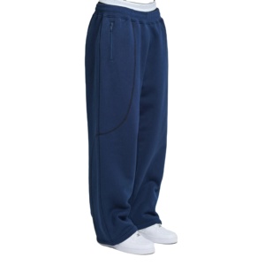 100% Cotton Lightweight Men's Casual Baggy Pants Street <b>Trousers</b> Flat Pocket Parachute Pants with Mid Waist <b>Drawstring</b> Joggers - Product Image 1