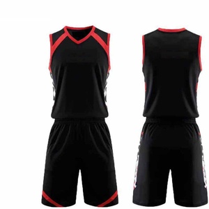 Uniformes de baloncesto para hombre, ropa deportiva lisa sin mangas, buena venta, conjuntos de camisetas de entrenamiento de baloncesto - Product Image 3