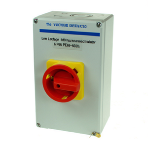 Desconectador de Bajo Voltaje IMO, Aislador Encapsulado de 6 Polos IP66 PE69-6020 - Product Image 2
