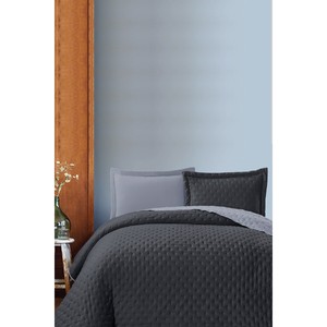 Matelas Varol Kapitoneli ift Tarafl rts-240x260 cm en coton de couleur anthracite pour usage domestique - Product Image 2