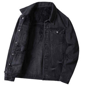 Veste en jean confortable pour hommes mode vêtements d'extérieur élégant tissu respirant Durable parfait pour Streetwear décontracté moderne à la mode - Product Image 2
