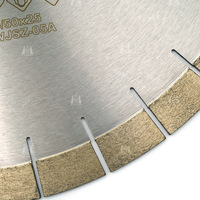 Disque diamanté industriel à quartz soudé haute vitesse et haute fréquence 450 mm à noyau silencieux