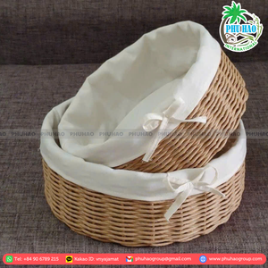 PRODUIT MEILLEURE VENTE PLATEAU EN ROTIN Le panier artisanal pour tous les amoureux de la cuisine Stockage écologique pour votre maison - Product Image 4