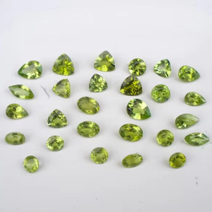 Piedras Preciosas Sueltas de Peridoto Verde Natural Certificado de Grado AA, Mezcla de Gemas con Descuento, Piedra de Nacimiento de Agosto para Joyería - Gemas Mehrajudin - Product Image 1