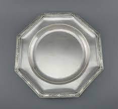 Plato de Presentación Grande de Metal, Plato de Acero Inoxidable para Cena, Plato de Presentación para Mesa de Boda, Uso en Hoteles y Restaurantes - Product Image 2