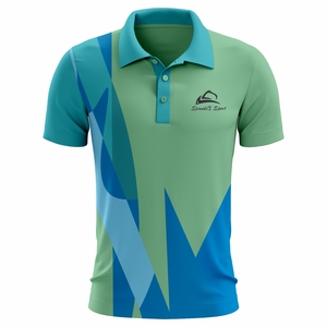 Protección UV Golf transpirable para camiseta Polo Logotipo personalizado Algodón Poliéster Ropa deportiva Empresa Uniforme Bordado Tela de punto - Product Image 1