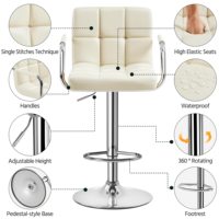 Tabourets de bar de haute qualité pour restaurant commercial, luxe moderne, cuir doré, velours gris, hauteur comptoir, pour cuisine