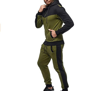 ชุดออกกำลังกายสำหรับผู้ชายชุดวิ่งออกกำลังกายน้ำหนักเบาระบายอากาศได้ดีมีซิปออกแบบได้ตามที่ต้องการ - Product Image 3