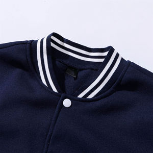 Chaqueta Universitaria Moderna para Mujer, Transpirable, Bordada, de Color Sólido, Cómoda, con Forro de Satén, Corte Regular, Impermeable y Teñida - Product Image 5