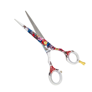 Tijeras de peluquero de corte de pelo de 28 dientes con mango largo de acero inoxidable hechas a medida, borde afilado, peluquería Premium para belleza - Product Image 1