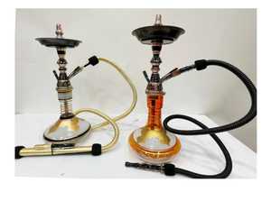 Calidad superior de lujo Farida pequeña Mini gema profunda grabada a mano de latón macizo Hookahs diseño tradicional egipcio laca personalizada - Product Image 5