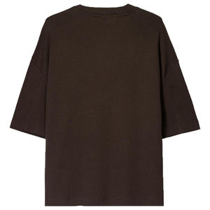 Camiseta de Hombre 100% Algodón, Manga Corta, Lisa, Cuello Redondo, Ropa de Hombre, Camiseta de Verano, Informal, Holgada, Hombros Caídos - Product Image 2