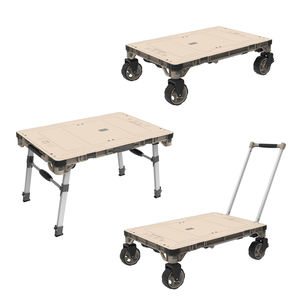 Dernier chariot en aluminium Wagon Chariot de table de camping en plein air Chariot à main <span class=keywords><strong>100KG</strong></span> - Product Image 1