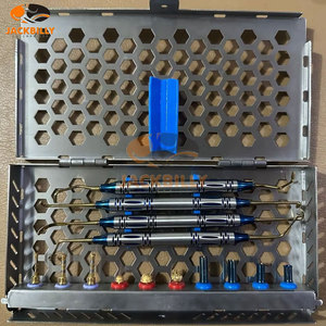 Ensemble d'instruments de chirurgie dentaire de qualité supérieure, fraises diamantées pour le sinus, bouchons en forme de champignon, acier inoxydable, greffe osseuse implantaire - Product Image 6