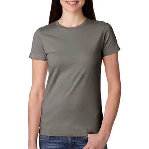 T-shirts surdimensionnés 100% coton pour femmes avec logo personnalisé coupe ample courte longueur BD vêtements écologiques pour femmes doux vente en gros - Product Image 1