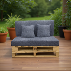 Premium Quality 4-Piece Garden <b>Pallet</b> Sofa Cushion Set Foam Fiber Outdoor Patio Terrace Furniture Hot <b>Sale</b> 5701015703 - Product Image 3