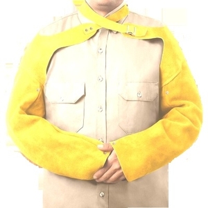 Manchon de soudage à haute température résistant à l'usure en cuir de vache bras de soudage de sécurité manches longues manchons de bras de protection - Product Image 4