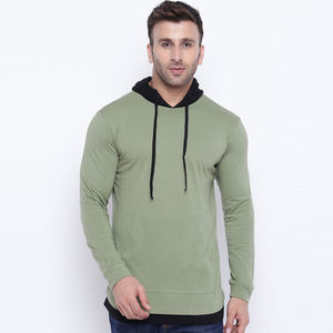 2023 nouvelle mode hommes coupe ajustée à capuche léger 100% coton manches longues meilleure qualité dernière conception vêtements - Product Image 6