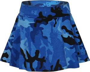 Jupe d'école fluide pour filles | Tissu doux élégant, ceinture mince et coupe évasée pour uniforme scolaire, danse et tenues de tous les jours - Product Image 5