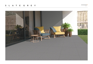 Carreaux de mosaïque moderne à chevrons gris ardoise de 148mm Carreau de sol et de mur intérieur de luxe imperméable pour des projets de qualité supérieure - Product Image 6