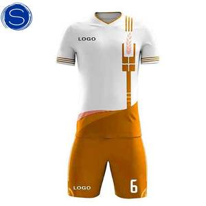 Entrenamiento Fútbol Uniforme Partido Fútbol Jersey Kit Hombres Pantalones cortos Camiseta de fútbol - Product Image 3