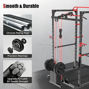 Máquina Profesional de Entrenamiento de Fuerza Anaeróbica, Jaula de Potencia Multifuncional con Soporte para Sentadillas y Rotación de 360° °   Mina terrestre - Product Image 2