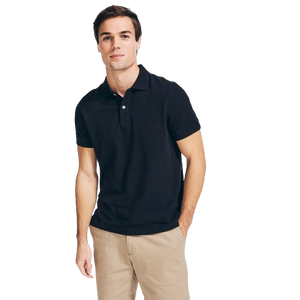 Venta al por mayor de los hombres de verano Casual para Polo nueva manga corta transpirable negocios moda camiseta solapa sólido tamaño europeo - Product Image 1