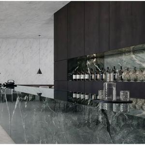 Plans de travail personnalisés pour cuisines et salles de bain, en porcelaine et pierre naturelle, marbre de Carrare Calacata pour projets hôteliers, découpe préfabriquée - Product Image 1