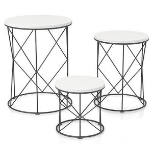 Geometric Metal Wire <b>Table</b> Modern Living Room Furniture Supplements for Coffee and <b>Side</b> <b>Tables</b> Decor Spaces - Product Image 6